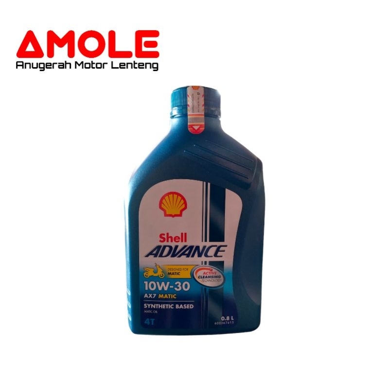 Oli Shell AX7 Matic 0.8 L 800 ml 10w 40 10w 30