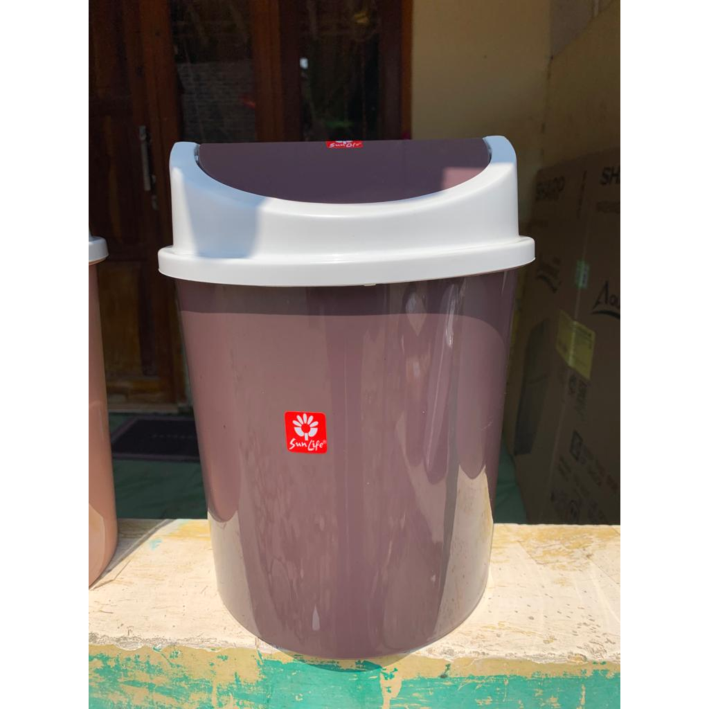 Tempat sampah sunlife viro dustbin 8 Liter / tempat sampah kamar / tempat sampah kamar mandi