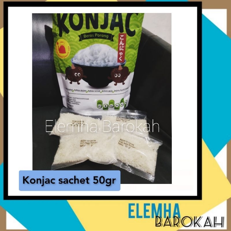 

Indo Nasi KONJAC Rice Beras Porang Shirataki Instan 200gr 200 gr