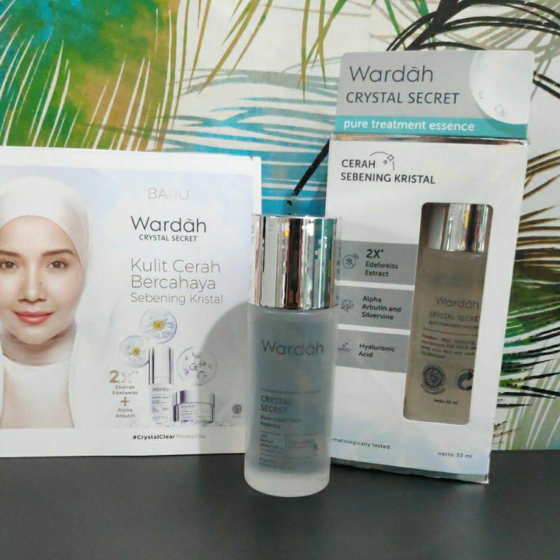 Pure Treatment Essence Wajah 30ml Cerah sebening Kristal Wardah Crystal Secret White Seceret