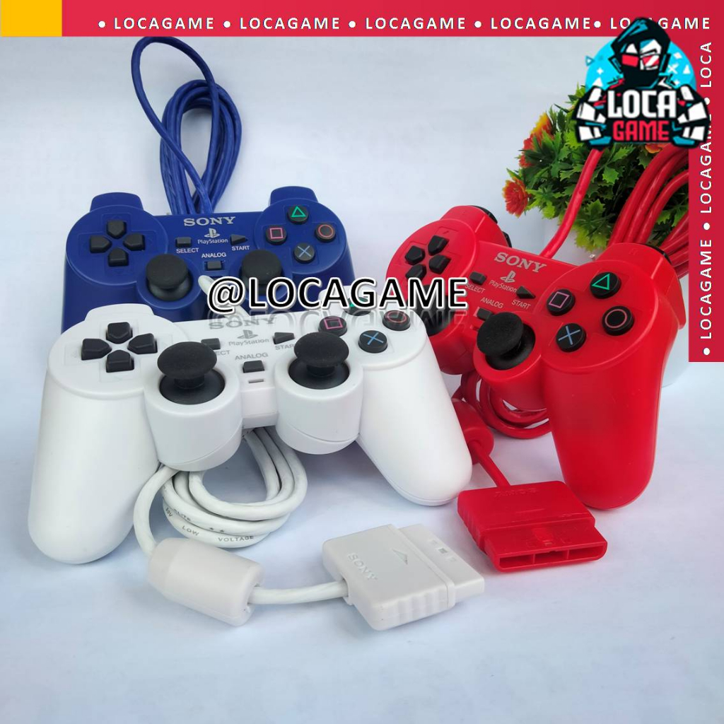 STICK STIK PS2 Playstation 2 OP WARNA GRADE A MERK ELITE GETAR KABEL ORlGINAL QUALITY