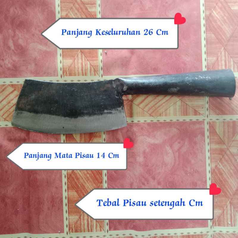 Pisau Buat Cincang Daging Sapi Daging Ayam Anti Copot