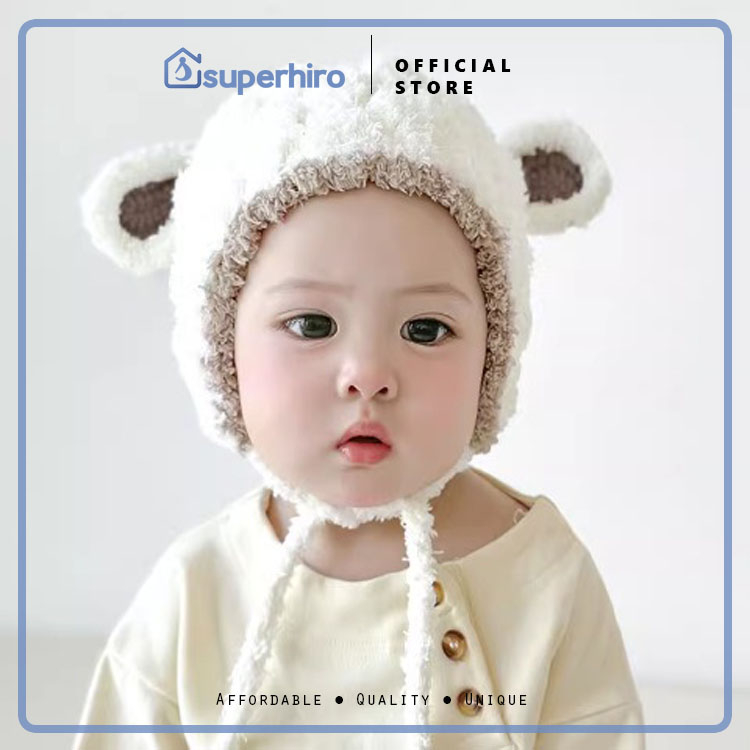 Topi Bayi Anak Kids 0 - 4 Tahun / Kupluk Bayi Telinga Animal