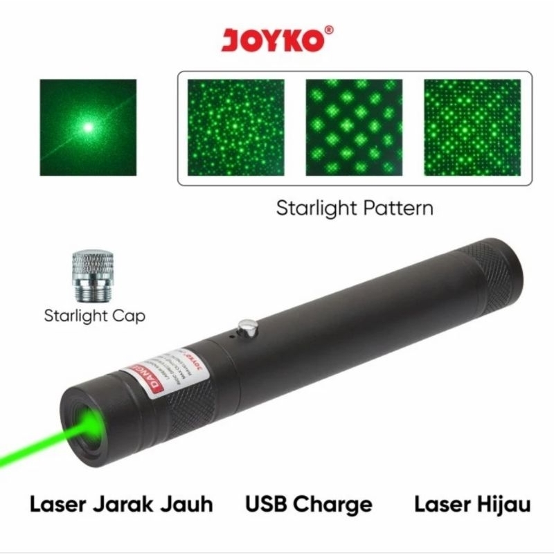 JOYKO LPR104 Green Laser Pointer Presentasi - Penunjuk Laser Hijau LPR 104