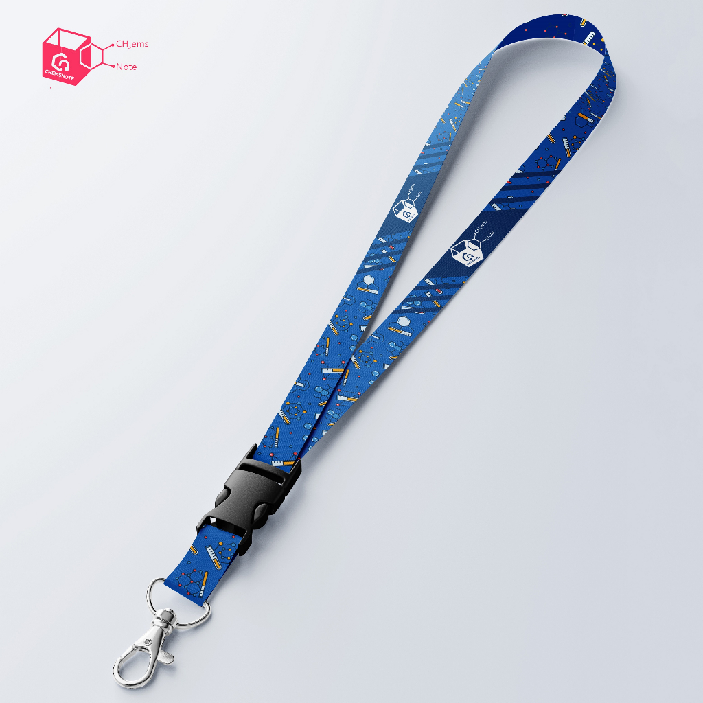 

Lanyard Pod HP id card kartu motif anak kimia chemistry