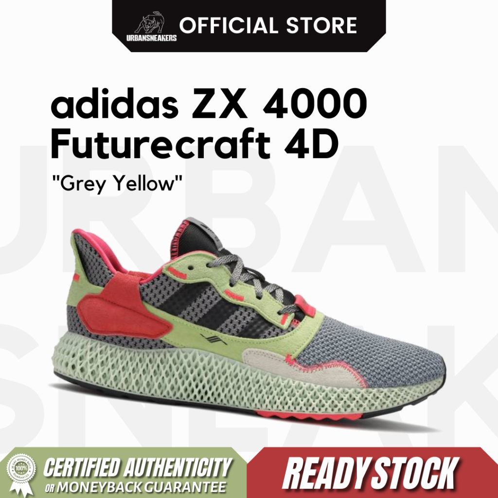 adidas ZX 4000 Futurecraft 4D Grey Yellow | BD7927