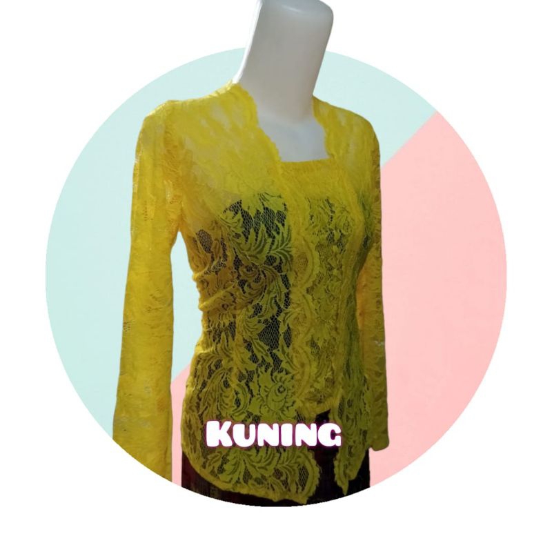 (1) Kebaya Brokat Sofia Bet Lengan Panjang size S M L XL
