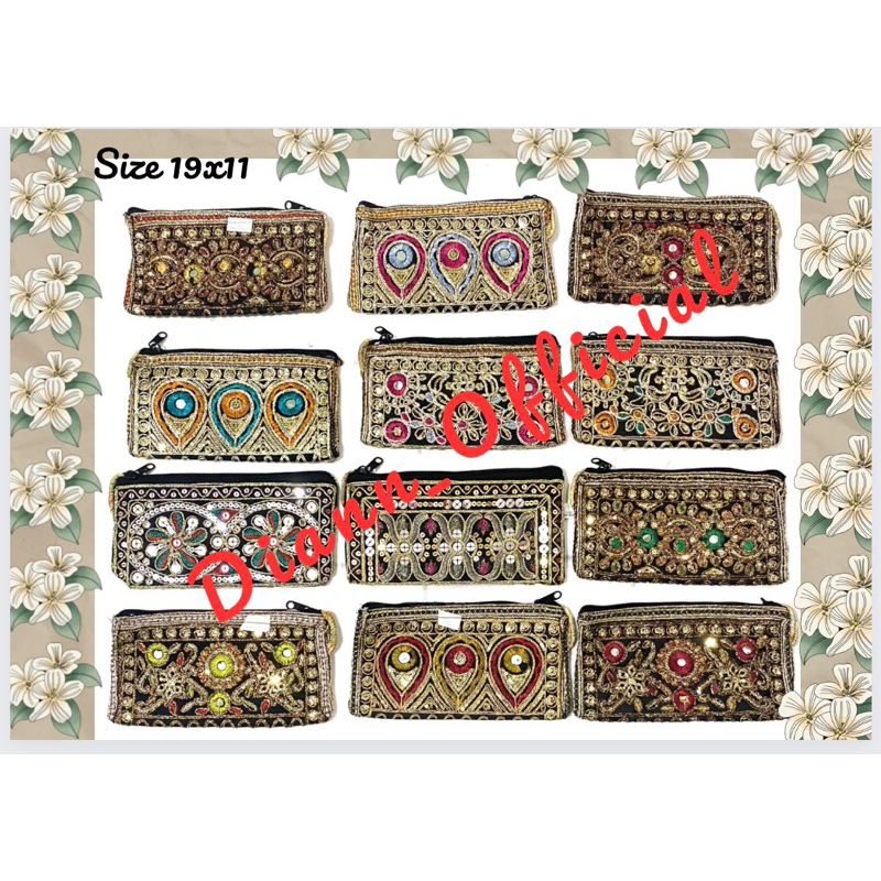 Dompet pouch Pakistan oleh2 haji dan umroh 12pc / 1 Lusin hanya 195.000 saja