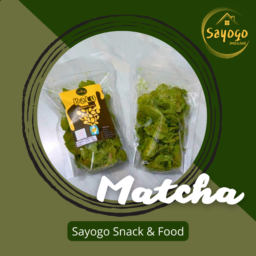 

Keripik Pisang Lumer Matcha (BALU) 115g / Banana Chips Crispy