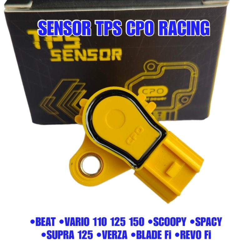 SENSOR TPS CPO RACING HONDA BEAT VARIO 110 125 150 SCOOPY REVO Fi VERZA SUPRA X 125 BLADE Fi SPACY BEAT FI BEAT ESP BEAT POP BEAT STREET BRT 4SM ORIGINAL CPO