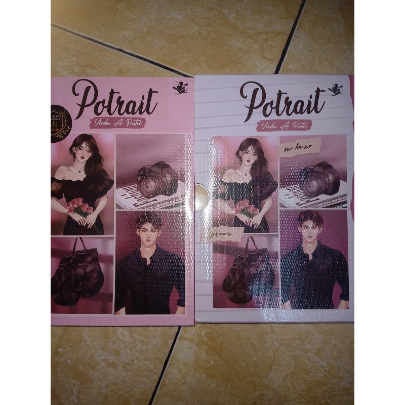 Novel Potrait + TTD Penulis karya Virda A.Putri Preloved