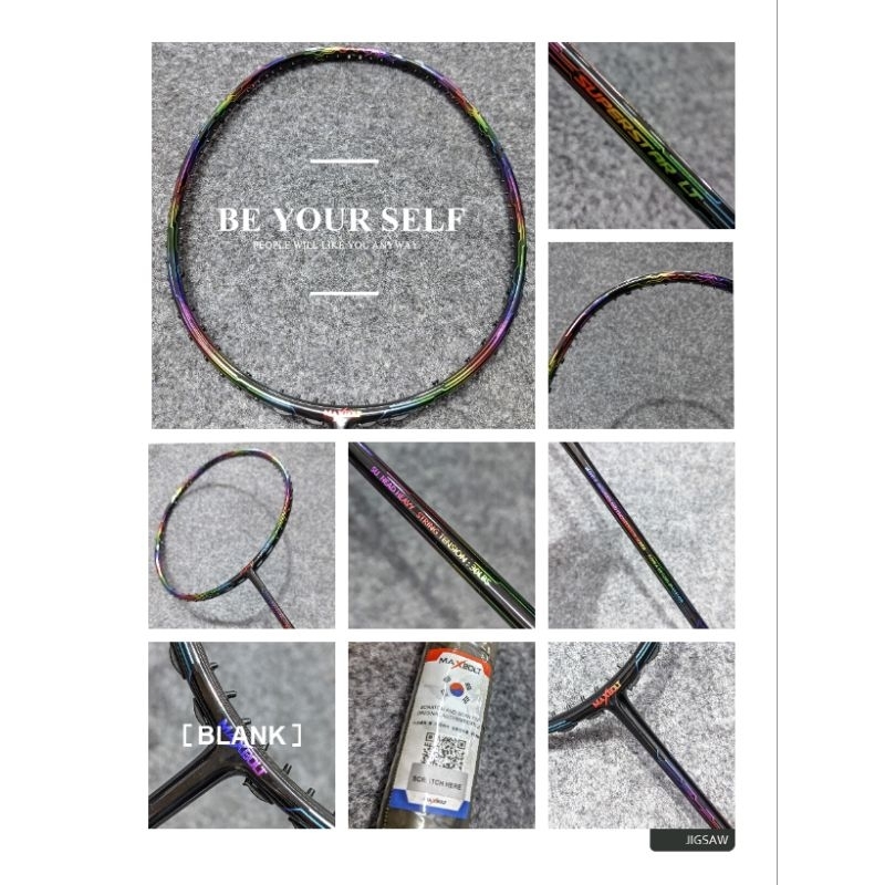 Raket Maxbolt Super Lt Rainbow Original 30 lbs