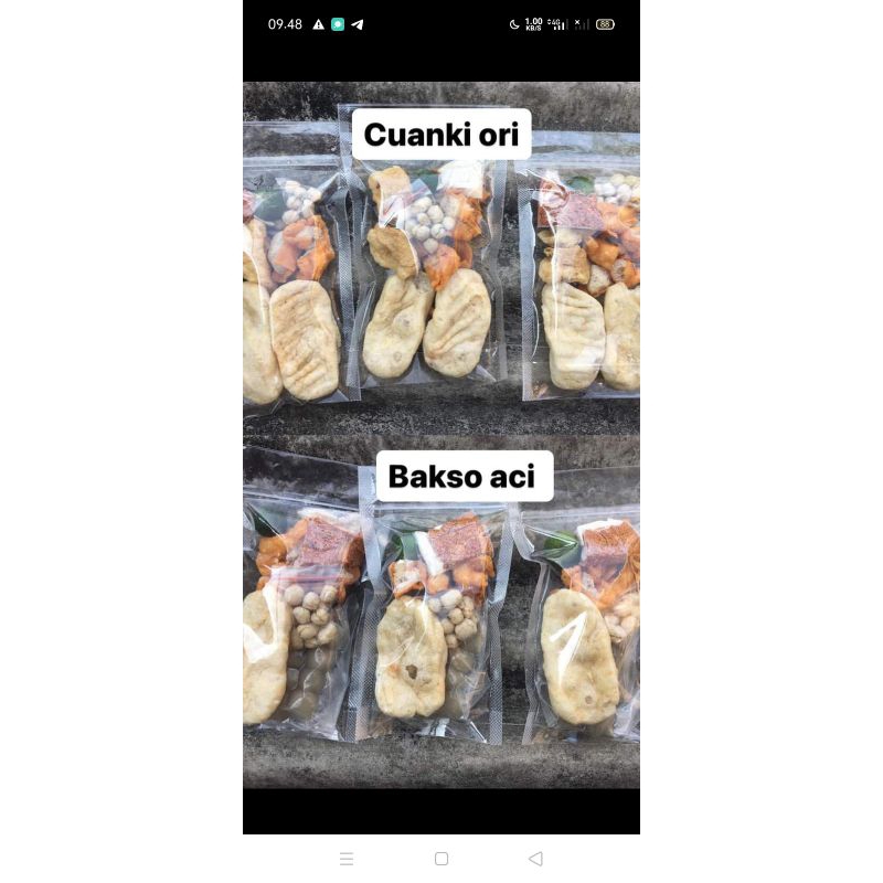 

Bakso Aci/Cuanki (beli 20pcs free minigold)