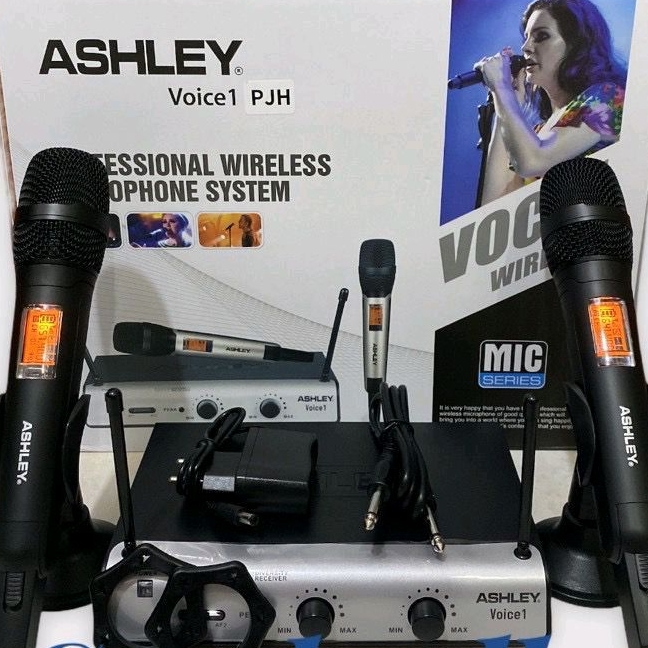 MICROPHONE WIRELESS ASHLEY FREEDOM UHF MIC TANPA KABEL