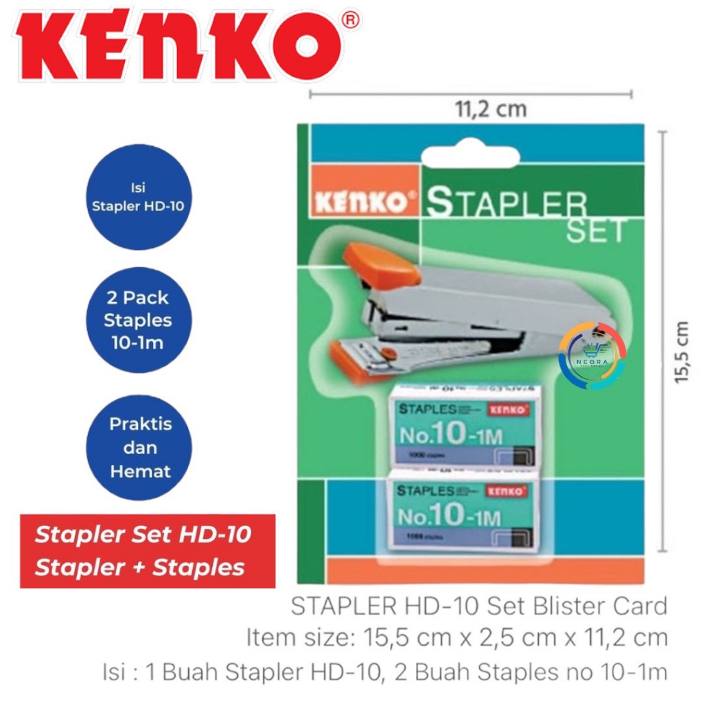 

Kenko Stapler Set HD-10 Blister Card