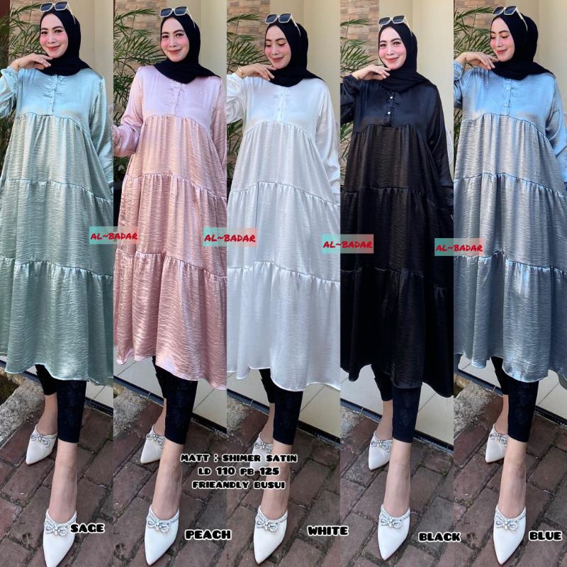 BISA [COD] MIDI SIMER TERBARU DAN KEKINIAN , MOTIF KANCING MUTIARA , MIDI KANCING DEPAN / BUSUI