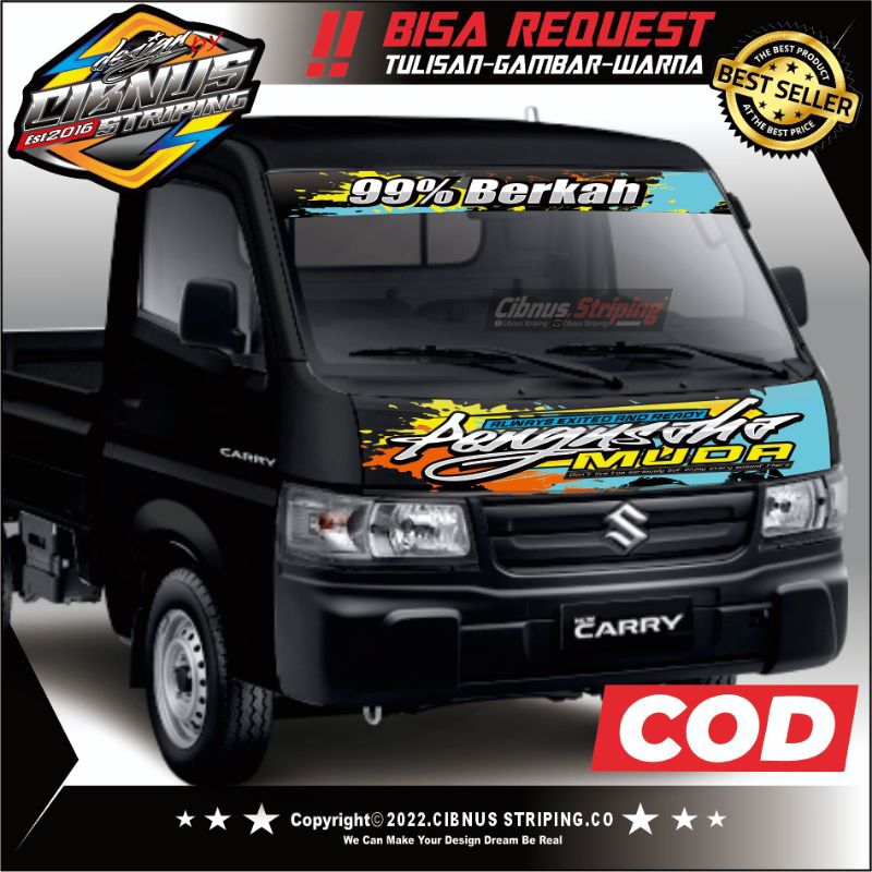 Stiker Kabin Mobil PickUp New Carry/Futura/Ss/L300