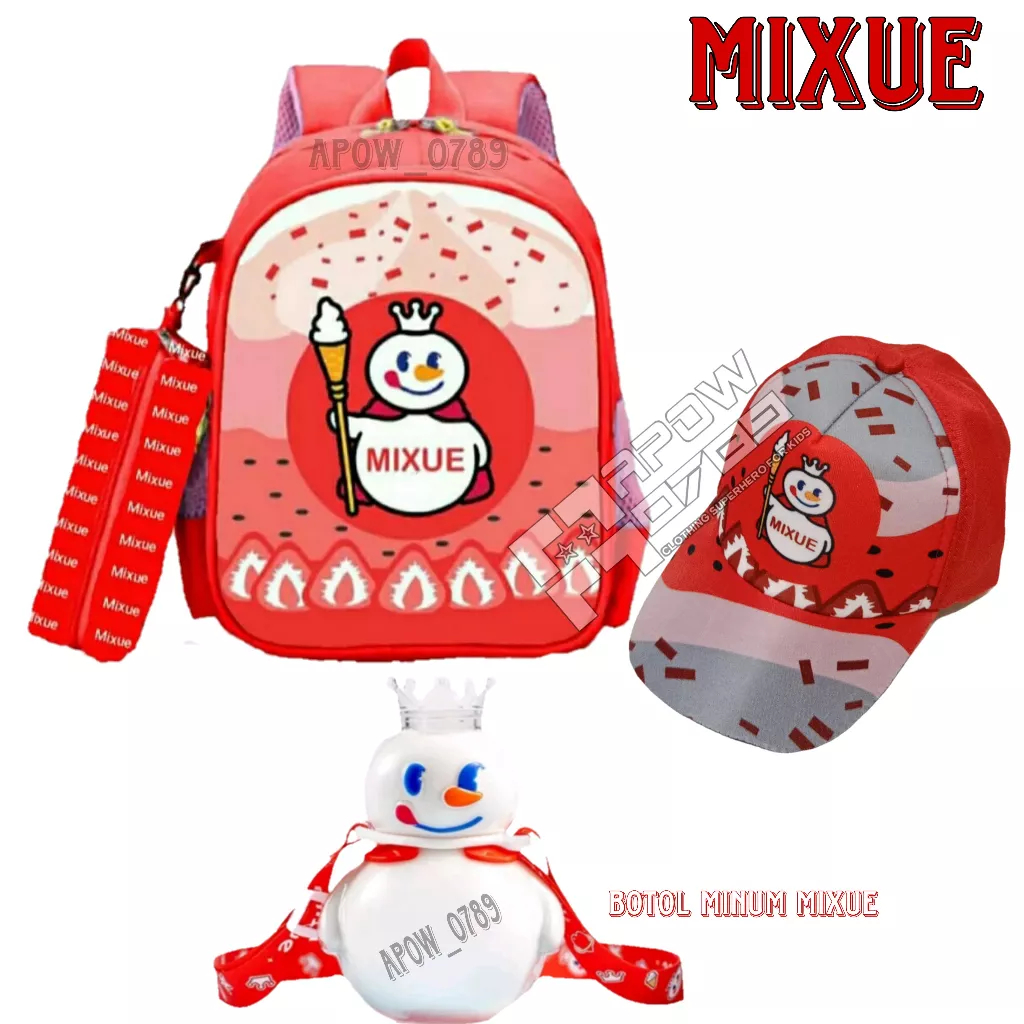 TAS RANSEL SEKOLAH ANAK PAUD TK SD KARAKTR ES KRIM MISUE TAS SEKOLAH ANAK MIXUEE