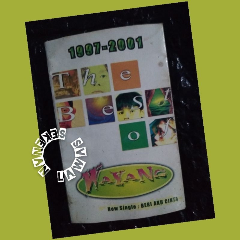 Kaset Pita Wayang Band - The Best Of /Cover Dalam Ada Coretan Kecil