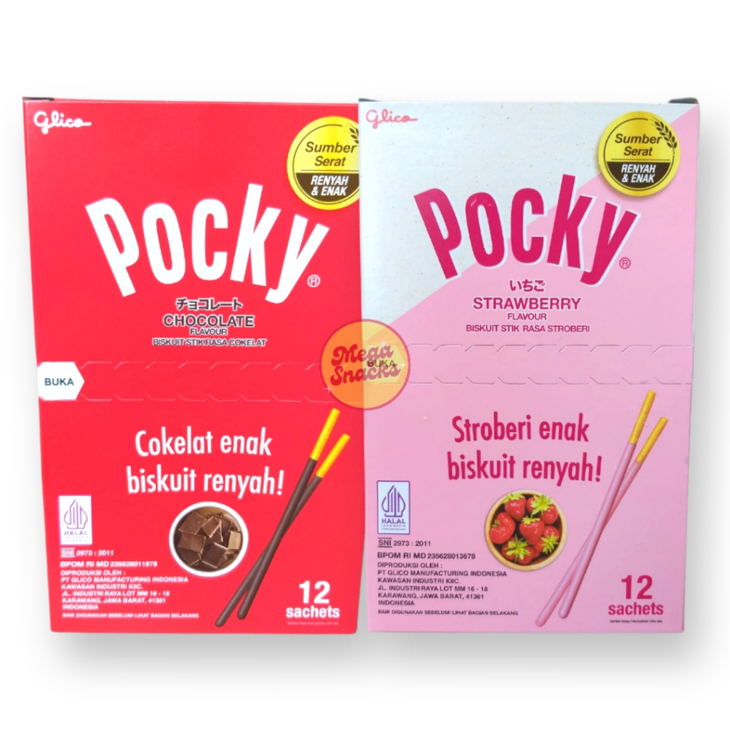 

[PROMO!!] Pocky Single Glico 12gr 1 PACK isi 12 pcs - wafer cemilan hemat nikmat diskon termurah terkenal