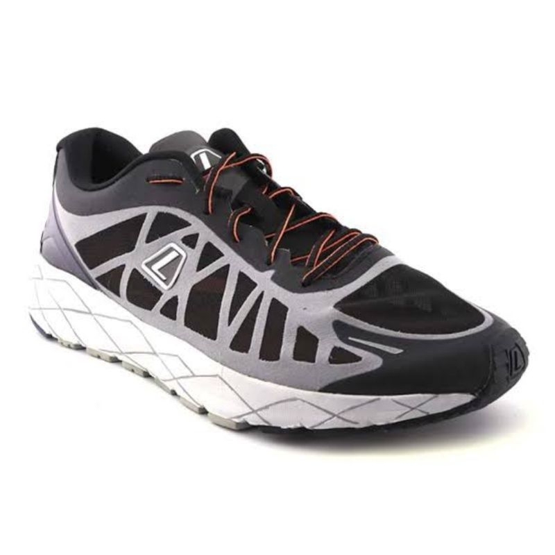 Sepatu League Hitam Valiant U Running Shoes Cowo Cewe Original