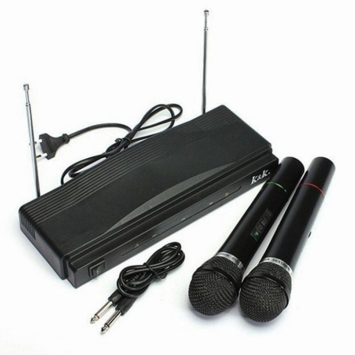 HOMIC 306 DOUBLE MIC wireless isi dua