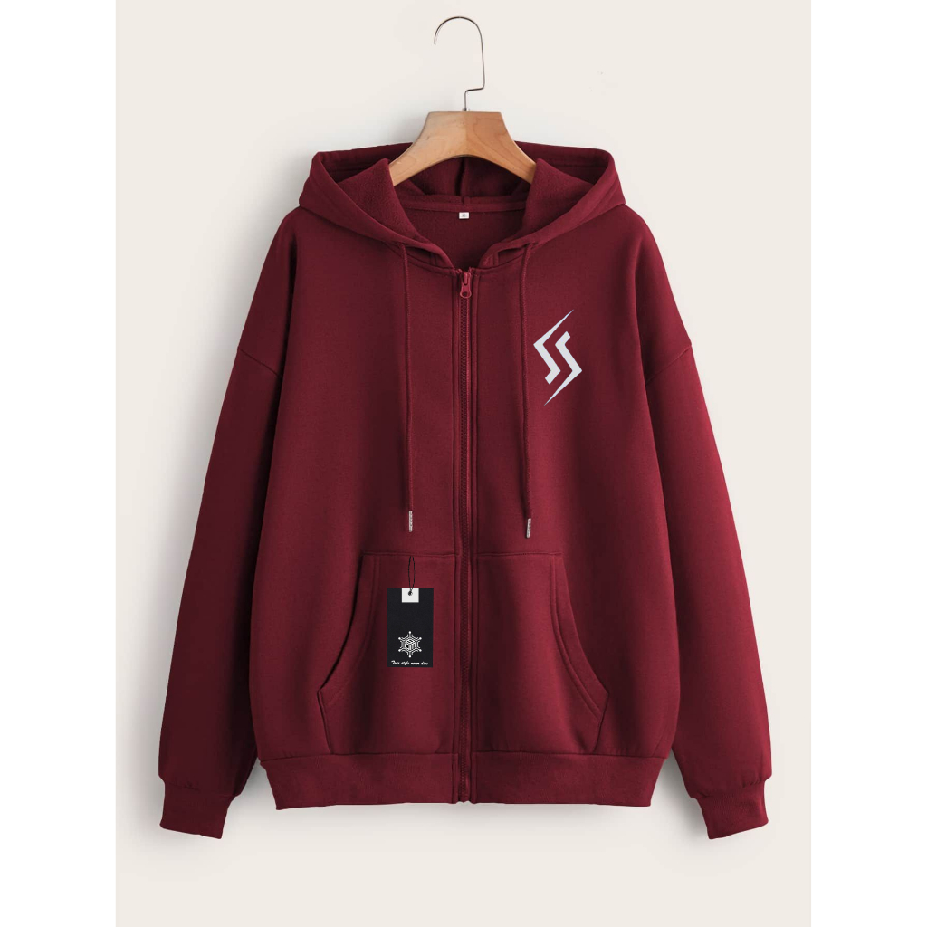 Sweater Hoodie Zipper Pria Wanita Hollister Terbaru Full Colours Bahan Fleece Cutton Warna Hitam Original