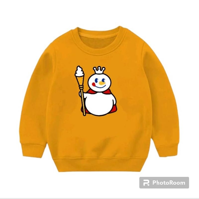 kaos lengan panjang anak mixue