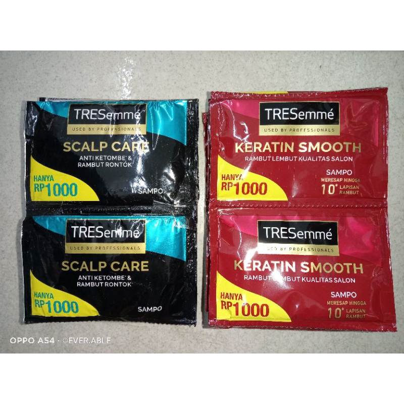 TRESEMME SHAMPOO SACHET 8ML X 12