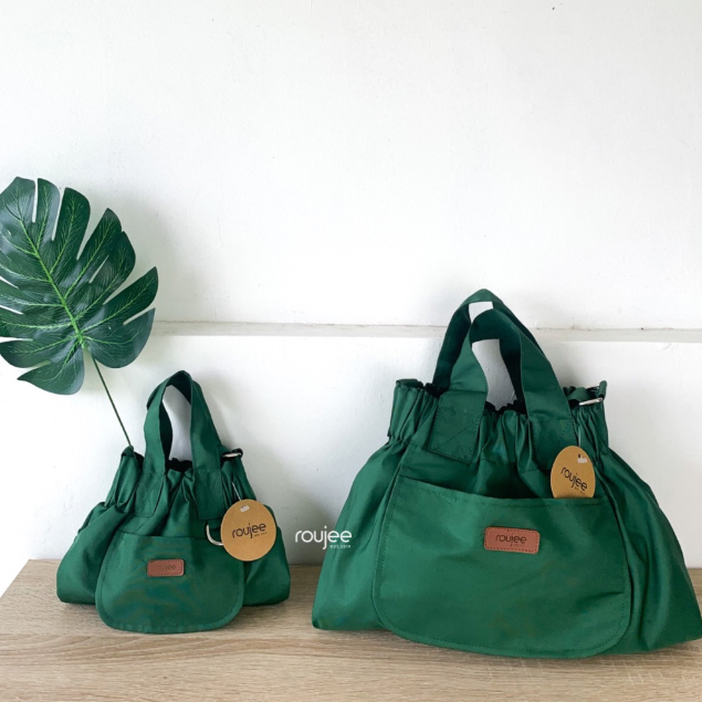 ROUJEE BAG SORA S & MINI DUMPLING BAG WATERPROOF TAS DUMPLING DUMPLING BAG CUSTOM NAMA