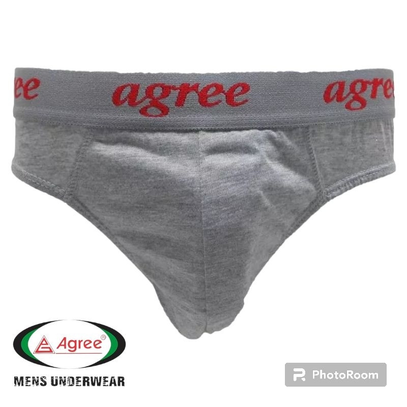 AGREE 2321 | Celana Dalam Pria Set 3pcs | CD Cowok Agree Karet Luar | Pakaian Dalam Pria