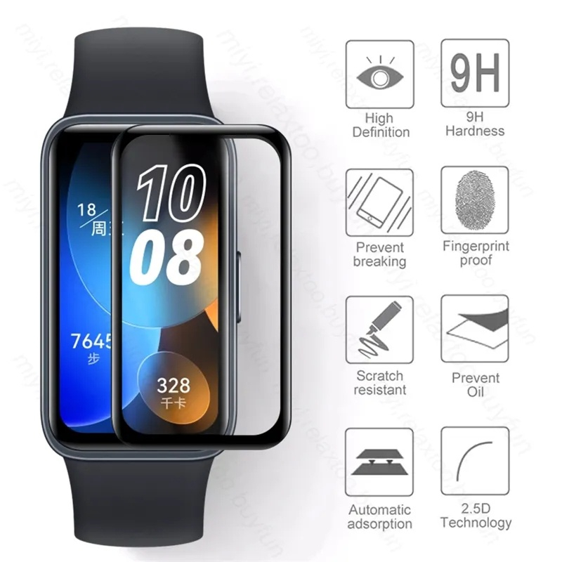 Anti Gores Huawei Band 8 Curved 3D PMMA Screen Protector