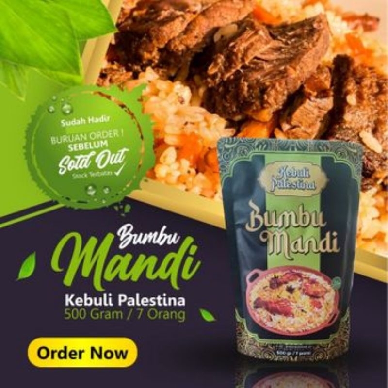 

Paket Nasi Mandhi - Kebuli Palestine 500gr