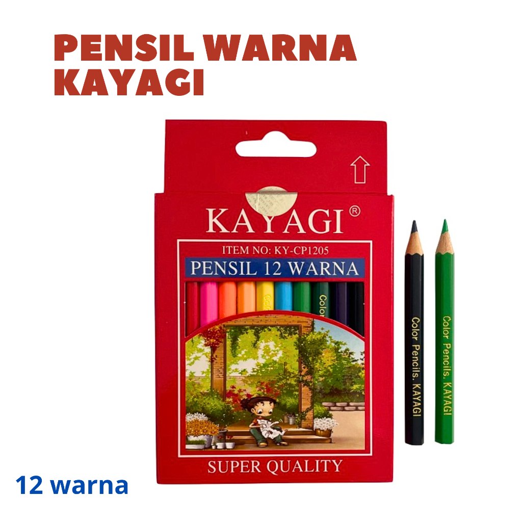

Pensil Warna Kayagi KY-CP1205 Pendek