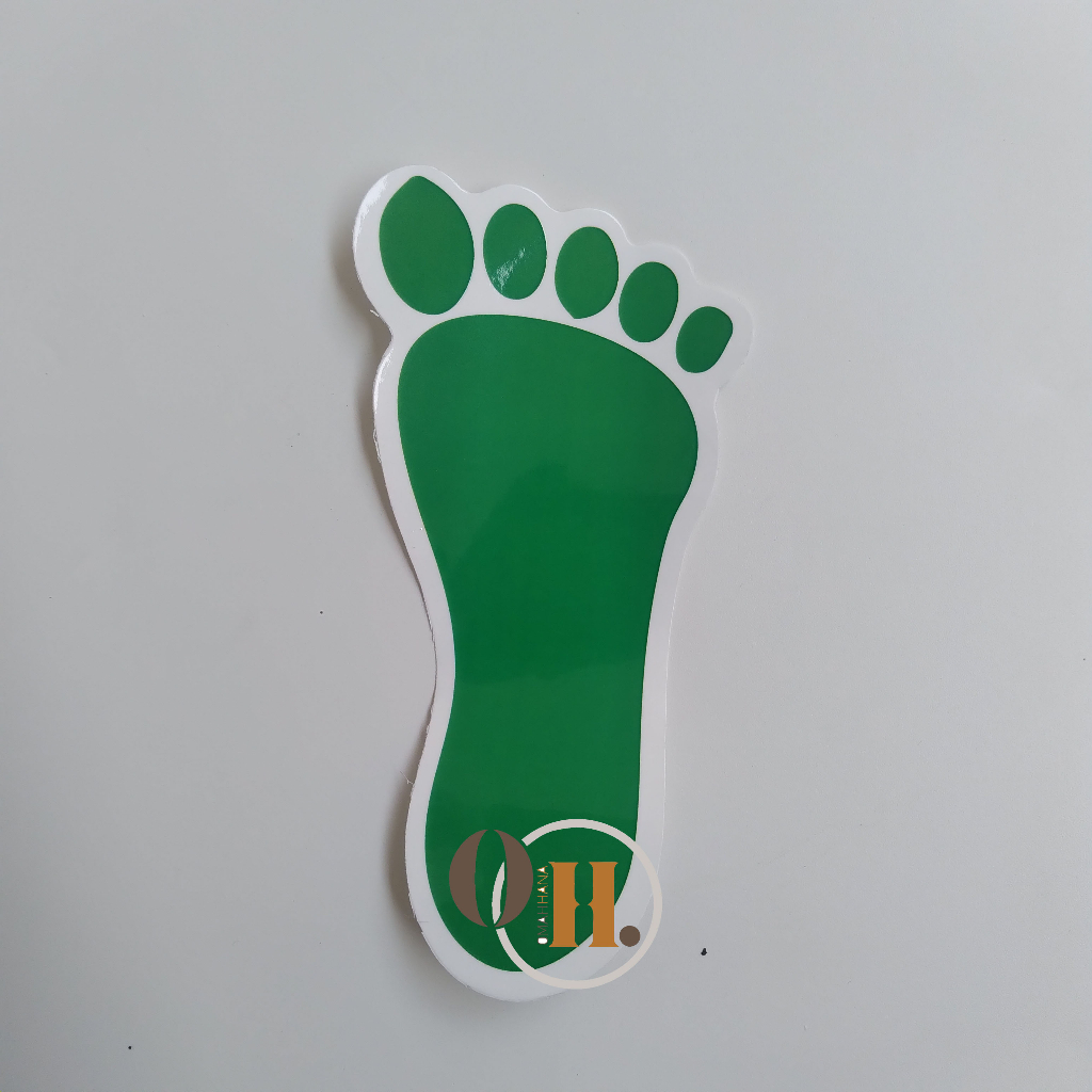 Stiker Tapak Kaki Tangga - Stiker Tapak Kaki Lantai - Stiker Waterproof