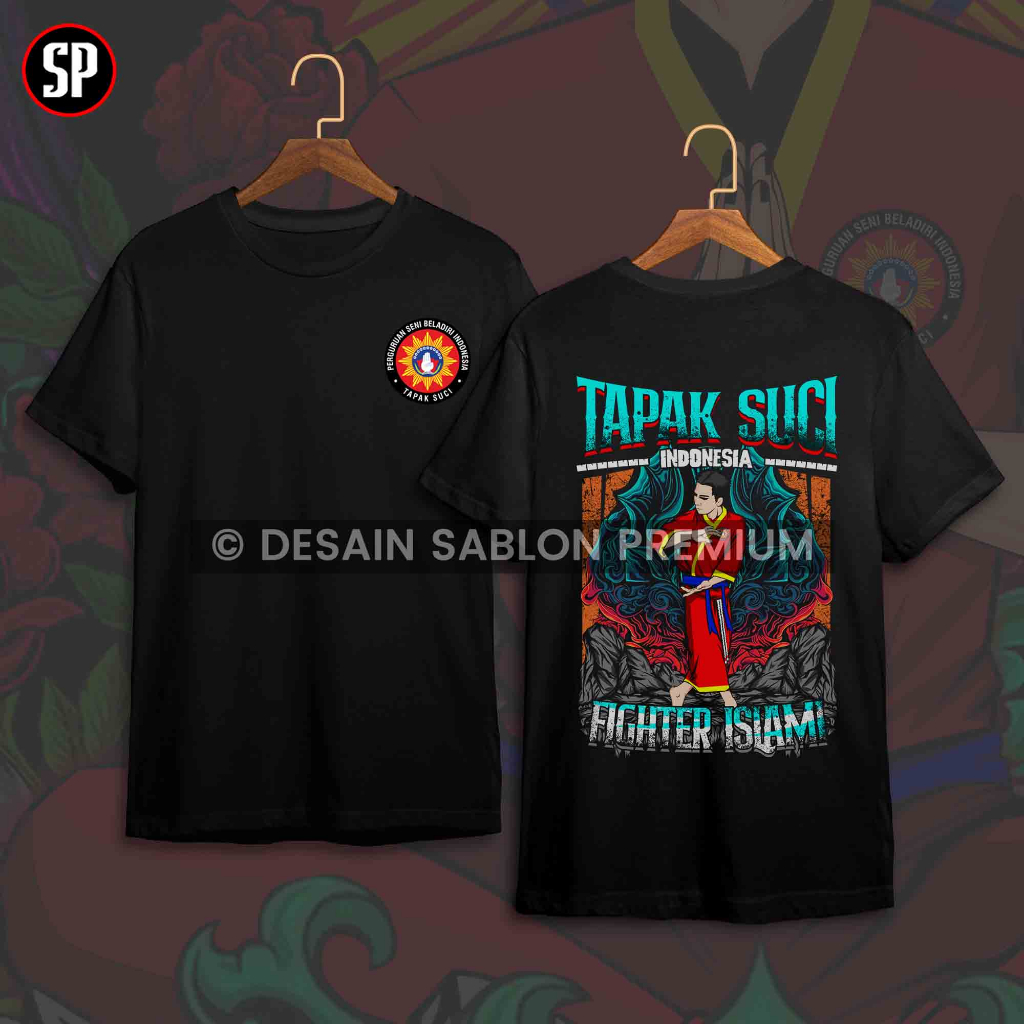 KAOS TAPAK SUCI FIGHTER TERBARU | Distro Atasan T shirt Silat TS Tapak  Suci Muhammadiyah