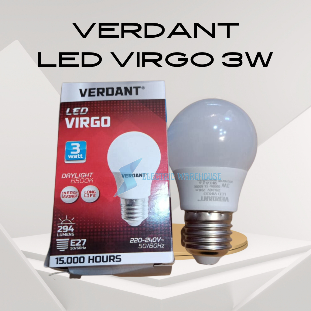 VERDANT LAMPU LED BULB VIRGO 3 W PUTIH KUNING