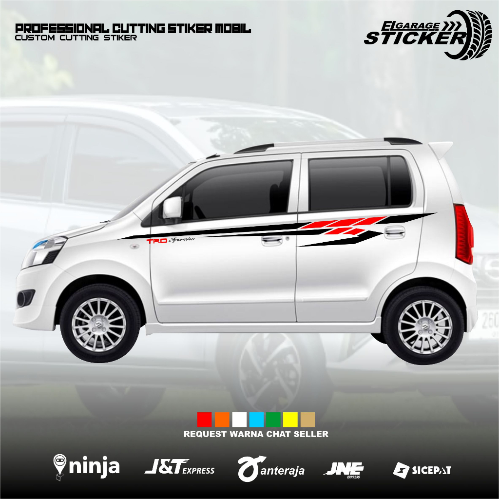 Stiker mobil karimun cutting stiker body samping all mobil karimun