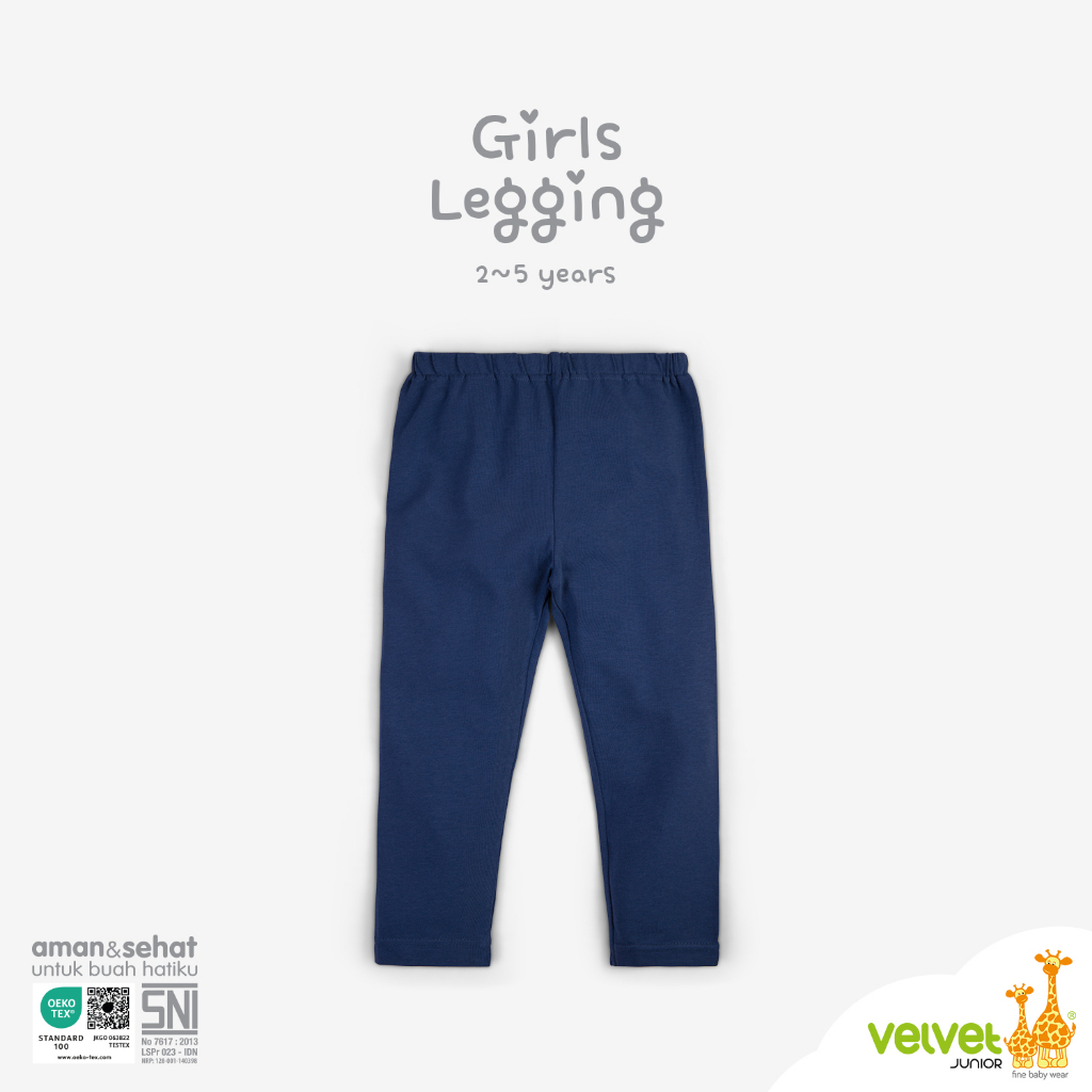 Legging Celana Panjang Anak Perempuan Velvet Solid Color 3 Bulan - 5 Tahun Series 2