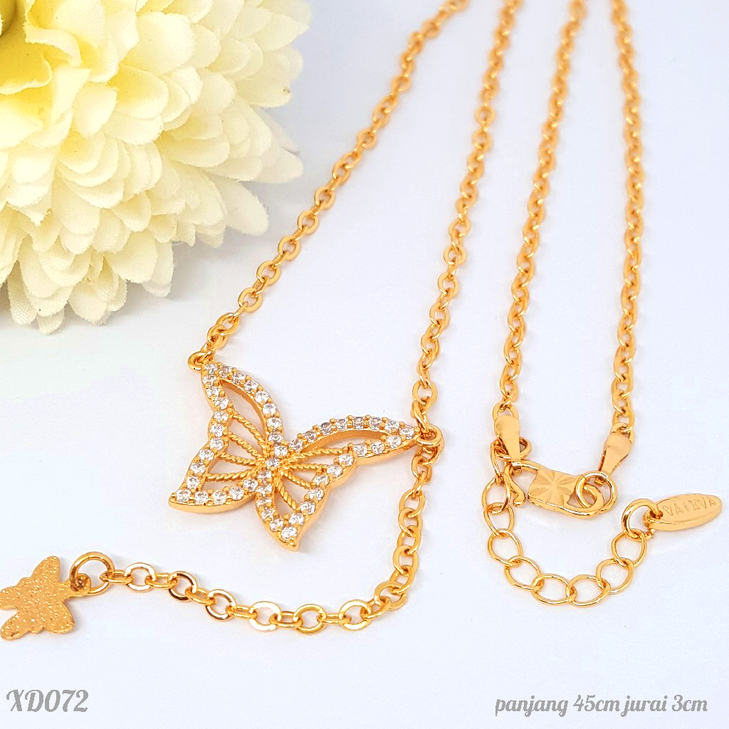 PGX Kalung Wanita Xuping Aksesoris Fashion Perhiasan Lapis Emas Premium - XD072