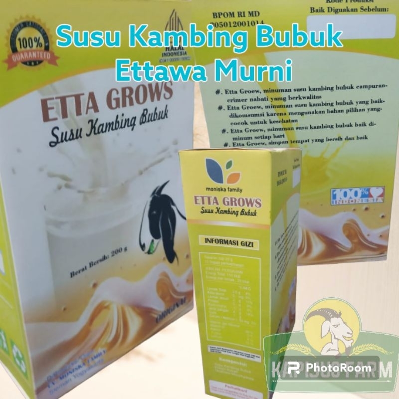 

ETTA GROWS Susu Kambing Murni Susu Kambing Ettawa Murni Susu Kambing Bubuk Susu Kambing Asli Berkualitas