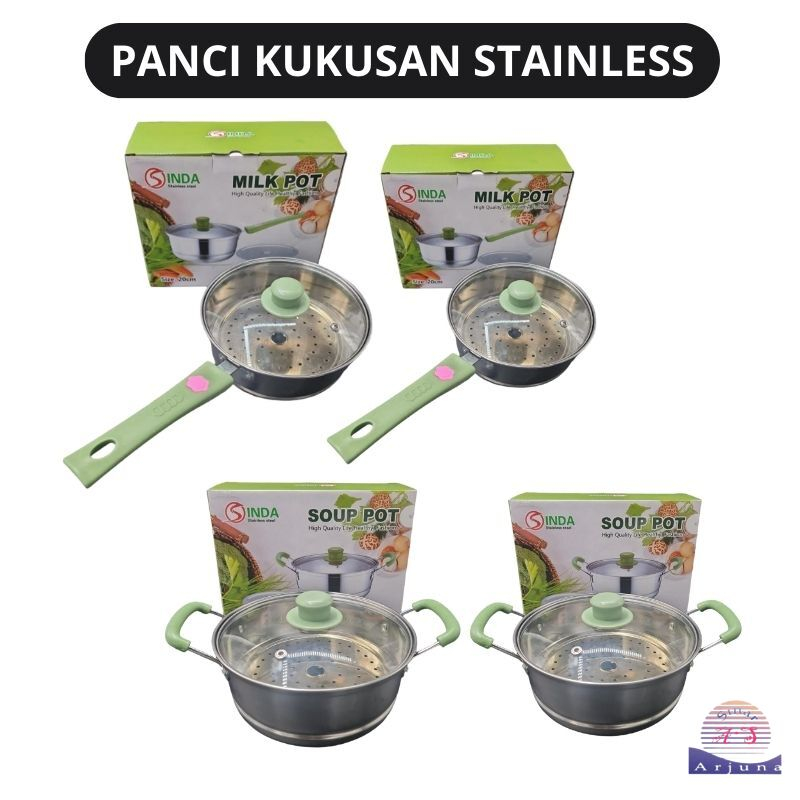 Panci Kukus Stainless Steel Multiguna