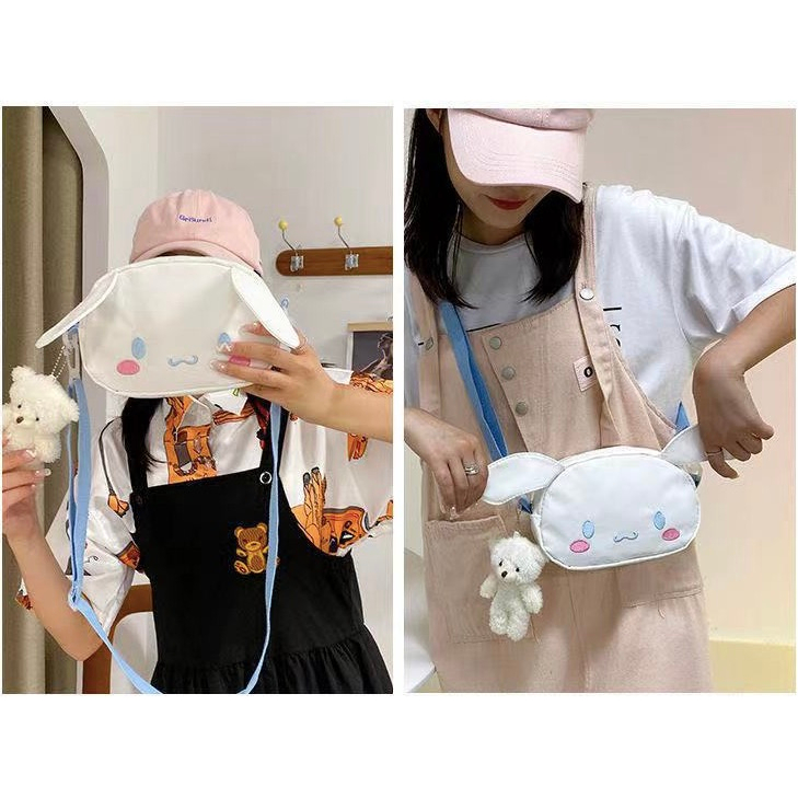 TAS SELEMPANG CINNAMOROLL SLING BAG CEWEK