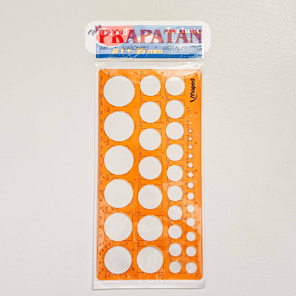 

Penggaris Lingkaran Maped Circle Templates | Ruler