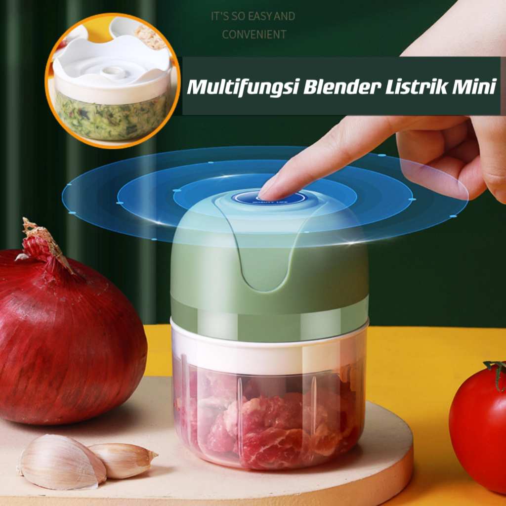 USB Mini Blender 250ml Penggiling Bumbu Dapur Portabel  Mini Blender Portabel/Blender Mini Pengolah 