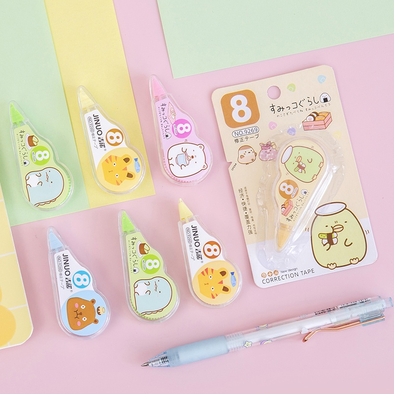 

[LIVE NOW] Correction Tape Karakter Kartun 1pcs / Tip ex Roll Murah