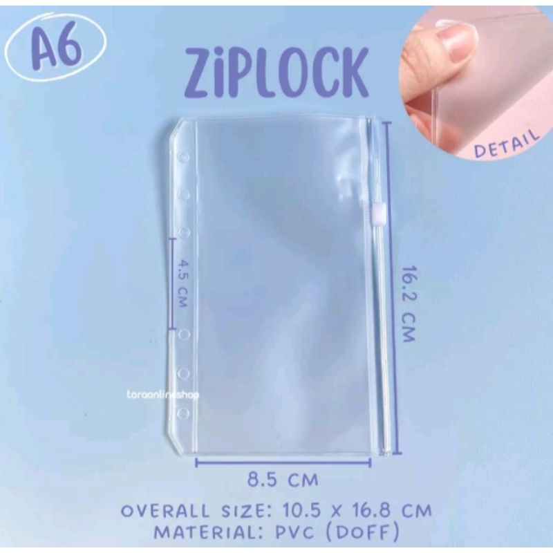 

dila93store ❤ Ziplock a6