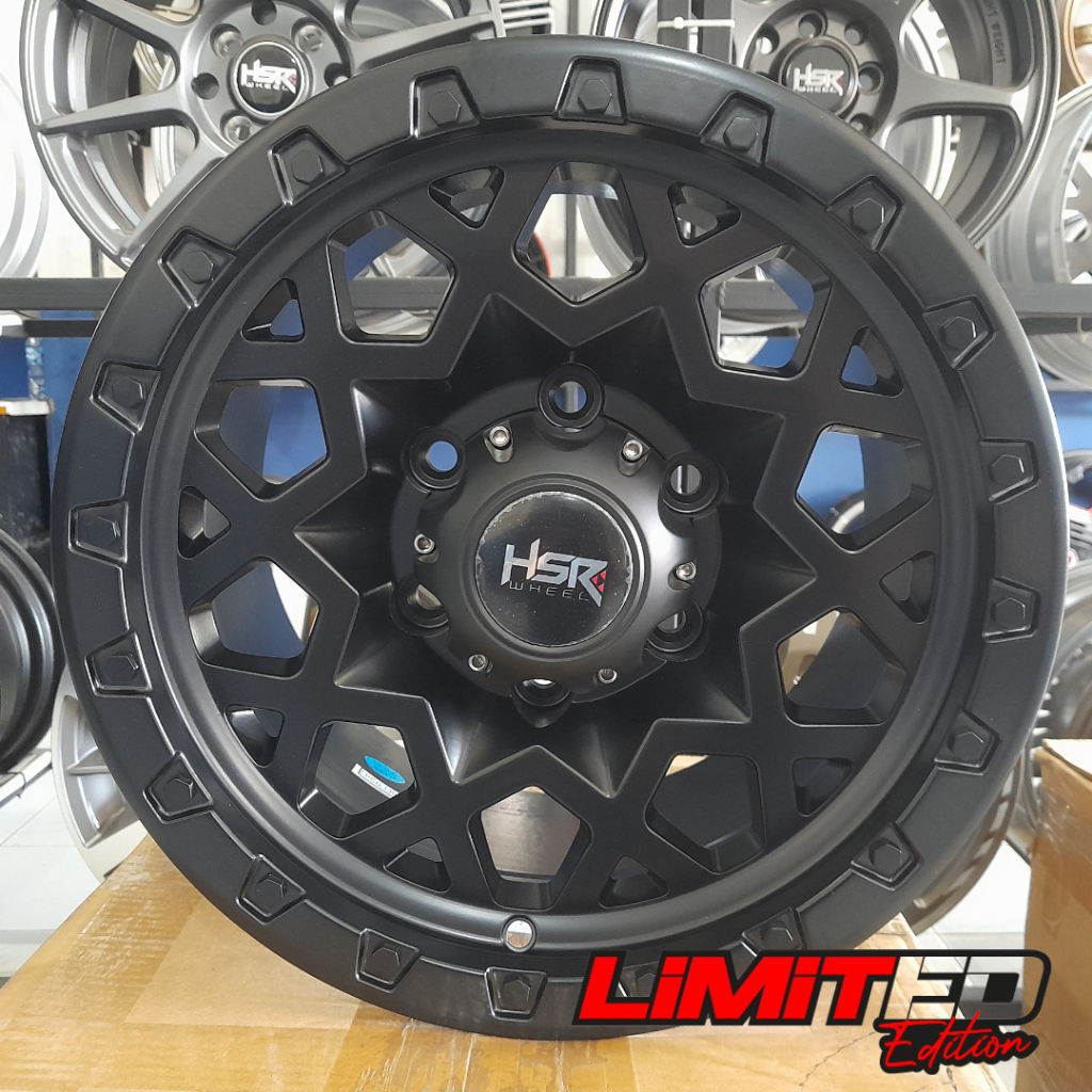 Velg mobil lubang baut 6 ring 15 pelek offroad untuk mobil Nissan Blazer Isuzu Panther Trailblazer
