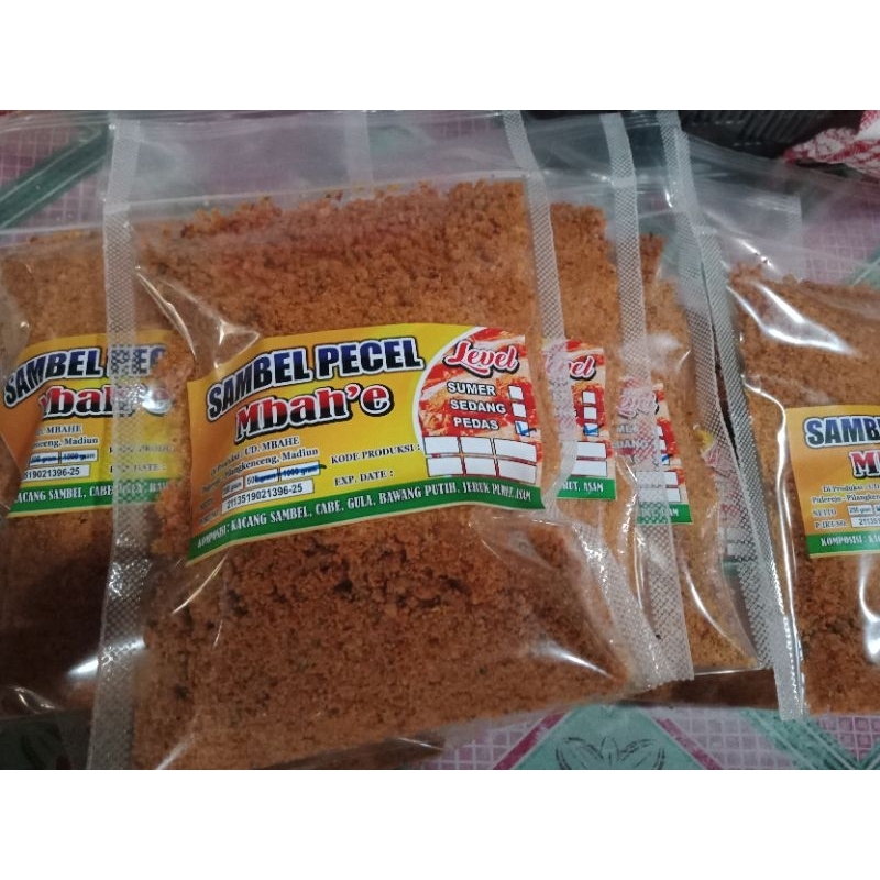 

sambel pecel mbahe asli madiun 1 kilo 55 rb