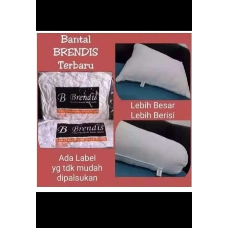 Bantal Brendis ORI / Guling brendis ORI Silikon Hotel Premium Kualitas Halus